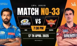 Fantasy Cricket Team: MI vs SRH